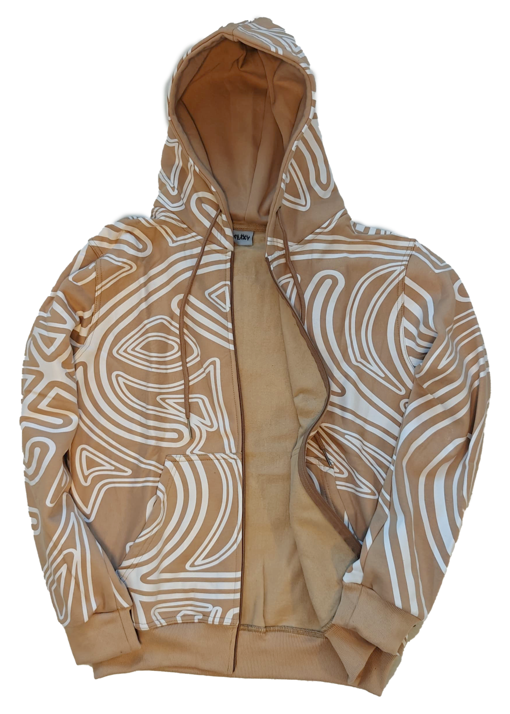 TULOSSA!!! "NIGHTLINE" BEIGE HOODIE